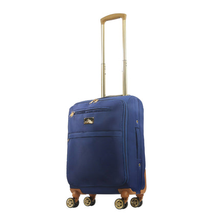 Tommy Bahama Blue 22" Spinner Soft Sided Luggage - Stiles Supply Co.