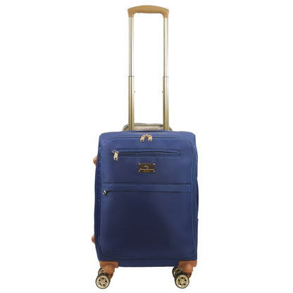 Tommy Bahama Blue 22" Spinner Soft Sided Luggage - Stiles Supply Co.