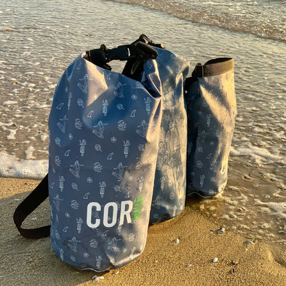 COR Surf Dry Bags (Hawaiian Print): 3L, 5L, 10L, 15, and 3-Packs