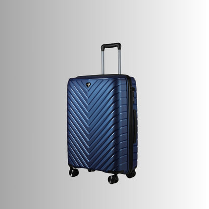 Sole Premise 24-inch Blue Hardcase Checked Luggage