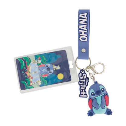 Disney Stitch Charm Keychain and Card Holder Set - Stiles Supply Co.