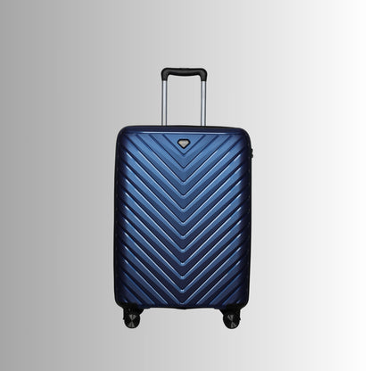 Sole Premise 24-inch Blue Hardcase Checked Luggage