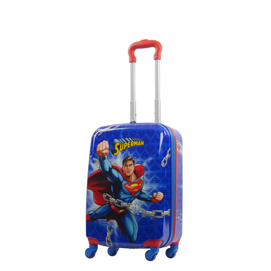 WB Superman Kids 20.5" Hard Side Spinner Carry-on Luggage - Stiles Supply Co.