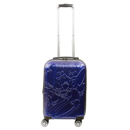Disney Lilo & Stitch Surfing Molded 22.5" Suitcase Luggage, Blue - Stiles Supply Co.