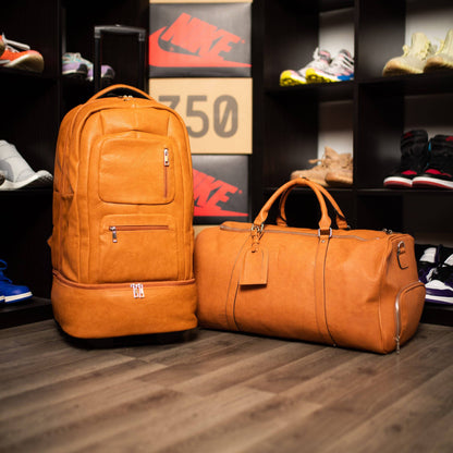 Sole Premise Brown Leather Carry-on Set