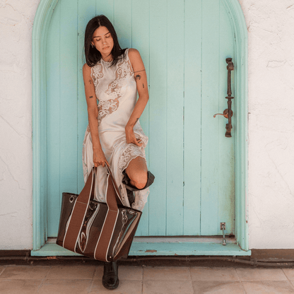 STATE Bags Wellington Cabana Tote Brown