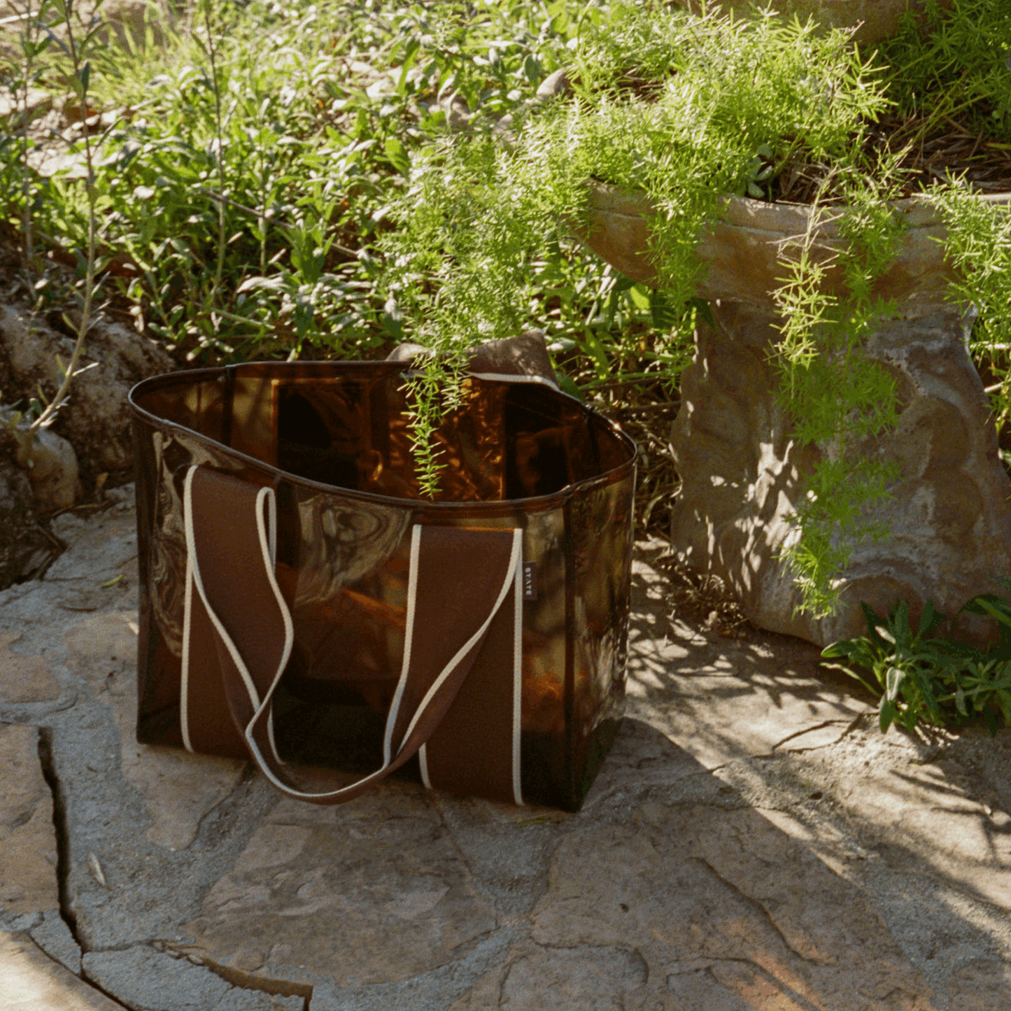 STATE Bags Wellington Cabana Tote Brown