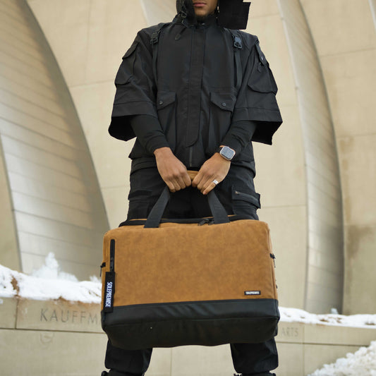 Sole Premise Brown Leather Sneaker Duffle