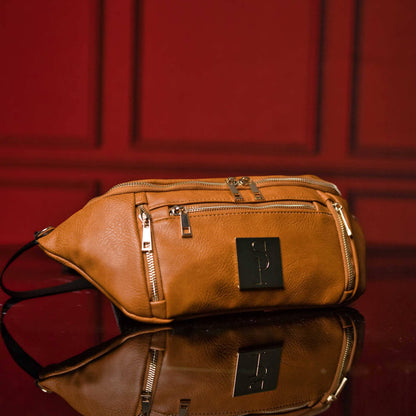 Sole Premise Brown Luciano Leather Sling Bag