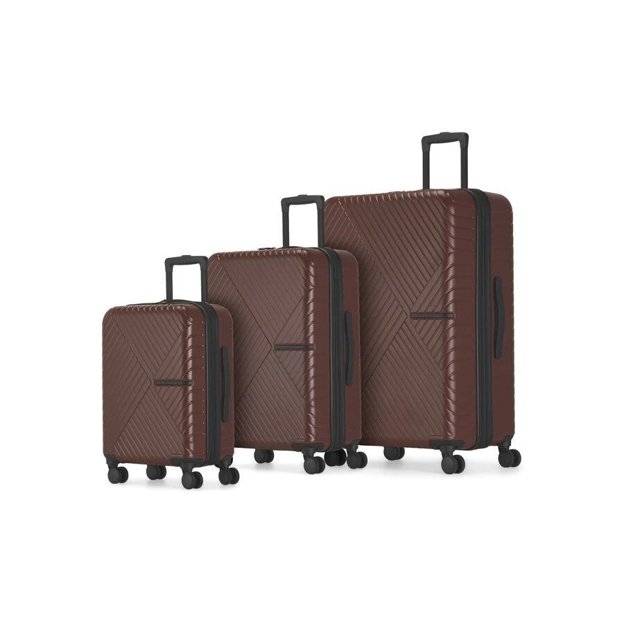 Bugatti Berlin 3-Piece Hard-Shell Luggage Set | Lightweight Spinner Suitcases