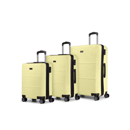 Bugatti Brussels 3-Piece Spinner Luggage Set | Durable Hard-Shell Suitcases
