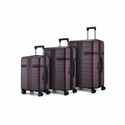 Bugatti Hamburg 3-Piece Hard-Shell Luggage Set | 360° Spinner Suitcases - Stiles Supply Co.