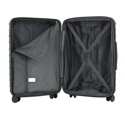 IZOD Camellia Premium Lightweight ABS 3 Piece Luggage Set - Stiles Supply Co.