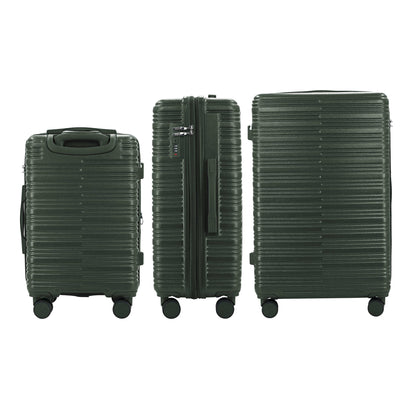 IZOD Camellia Premium Lightweight ABS 3 Piece Luggage Set - Stiles Supply Co.