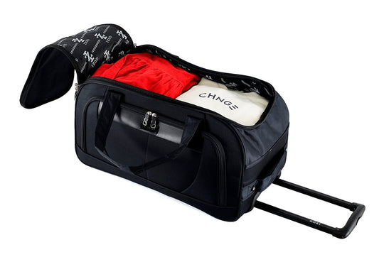 Mirage IZOD Carol Soft shell Lightweight Duffel Rolling Bag 4 Piece Set - Stiles Supply Co.