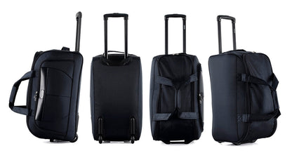 Mirage IZOD Carol Soft shell Lightweight Duffel Rolling Bag 4 Piece Set - Stiles Supply Co.