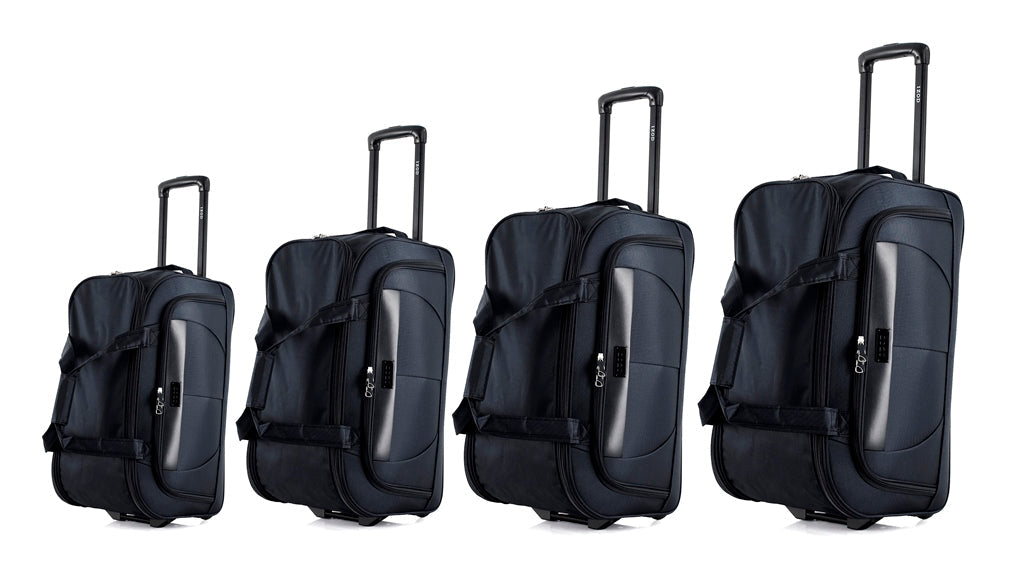 Mirage IZOD Carol Soft shell Lightweight Duffel Rolling Bag 4 Piece Set - Stiles Supply Co.