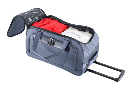 Mirage IZOD Carol Soft shell Lightweight Duffel Rolling Bag 4 Piece Set - Stiles Supply Co.