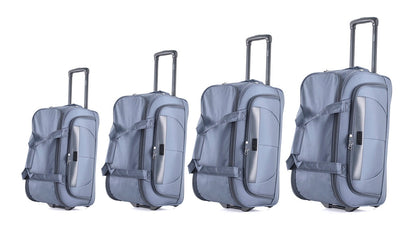 Mirage IZOD Carol Soft shell Lightweight Duffel Rolling Bag 4 Piece Set - Stiles Supply Co.