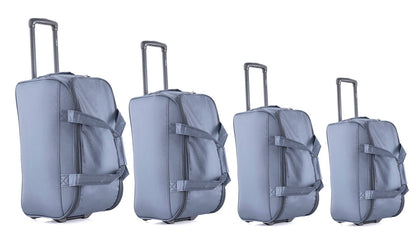 Mirage IZOD Carol Soft shell Lightweight Duffel Rolling Bag 4 Piece Set - Stiles Supply Co.