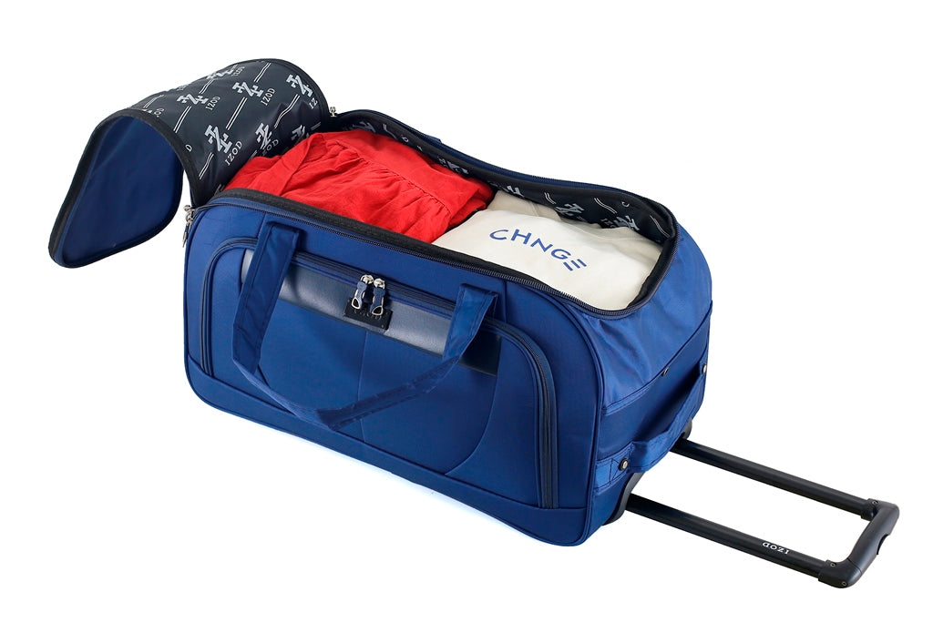 IZOD Carol 32" Lightweight Soft Shell Rolling Duffel Bag with Wheels and Telescopic Handle – Travel-Ready Luggage Duffel