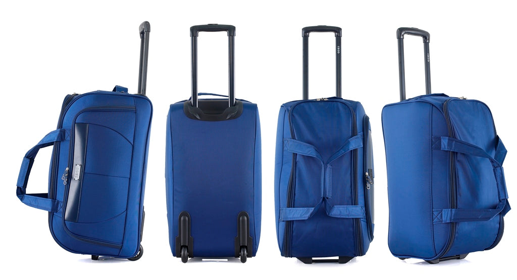 Mirage IZOD Carol Soft shell Lightweight Duffel Rolling Bag 4 Piece Set - Stiles Supply Co.