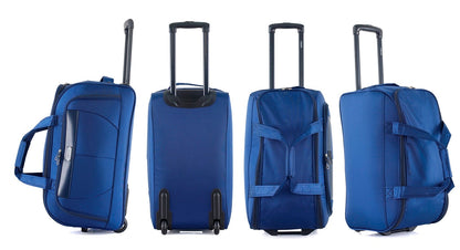 Mirage IZOD Carol Soft shell Lightweight Duffel Rolling Bag 4 Piece Set - Stiles Supply Co.