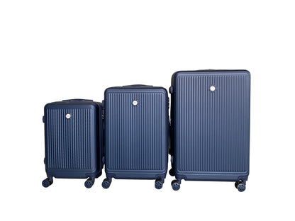 IZOD Clara Expandable Hard shell Lightweight 3 Piece Luggage Set - Stiles Supply Co.