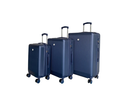 IZOD Clara Expandable Hard shell Lightweight 3 Piece Luggage Set - Stiles Supply Co.