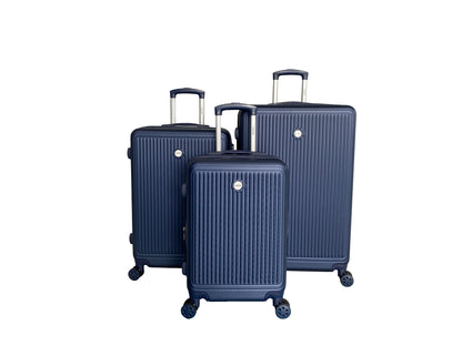 IZOD Clara Expandable Hard shell Lightweight 3 Piece Luggage Set - Stiles Supply Co.