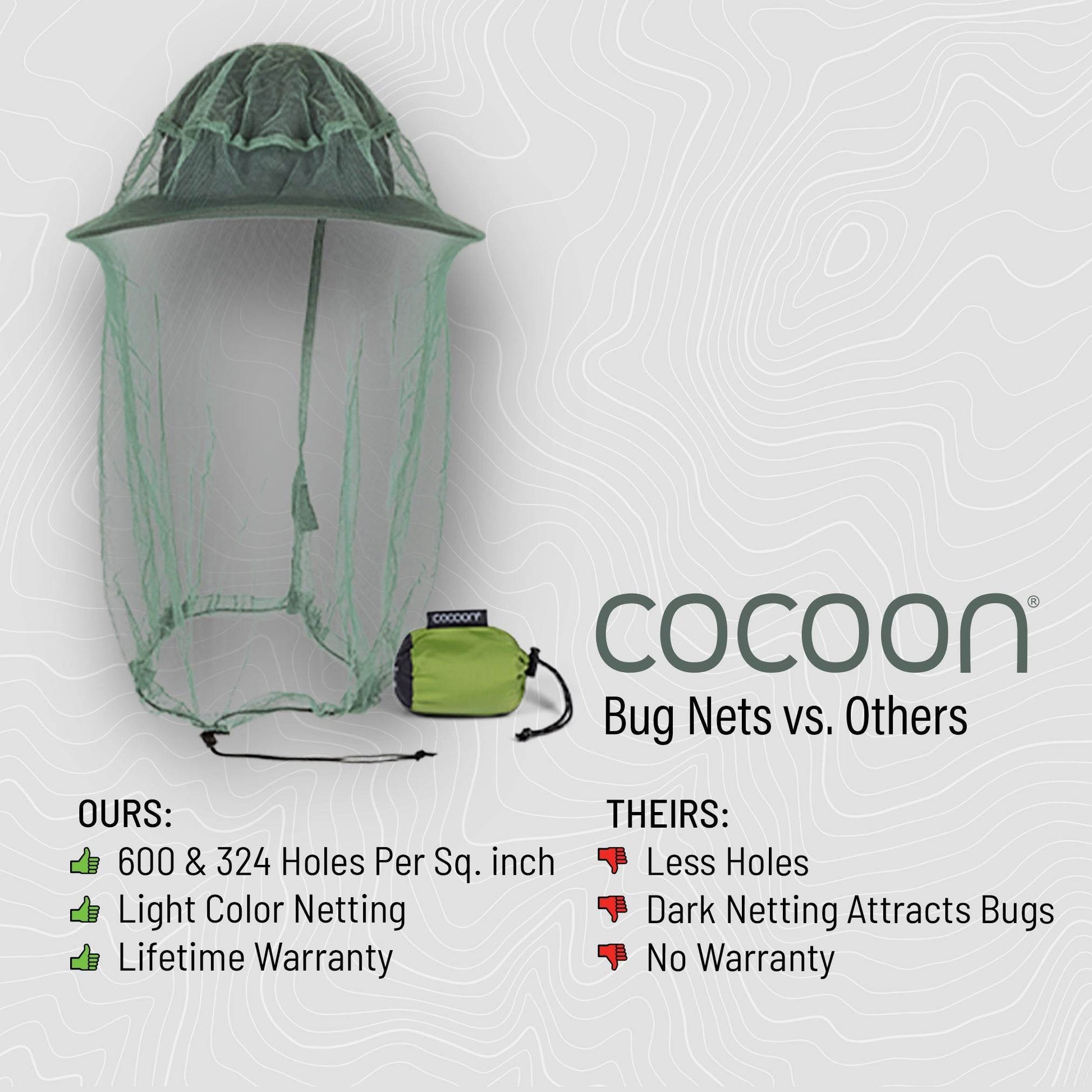Insect Shield® Mosquito Head Net Ultralight