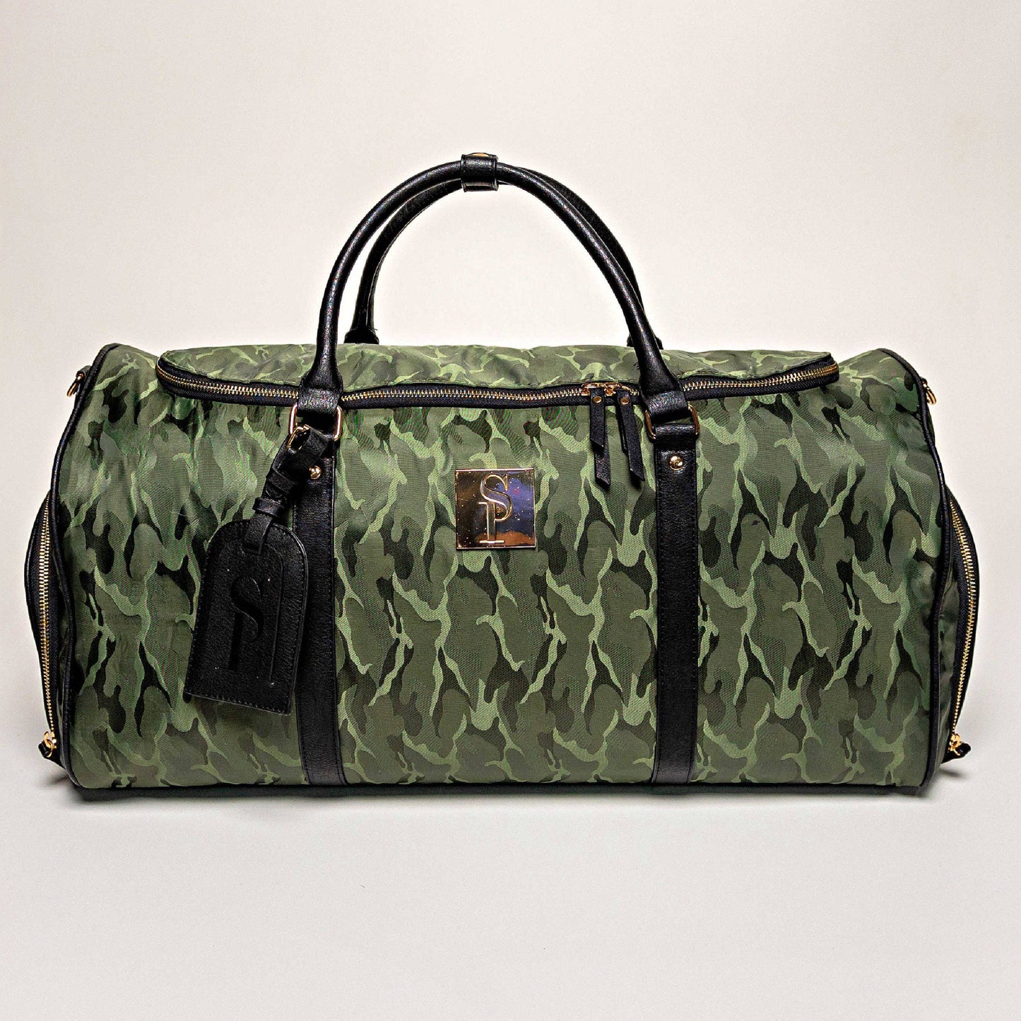 Sole Premise Green Camo Weekender Duffle Bag