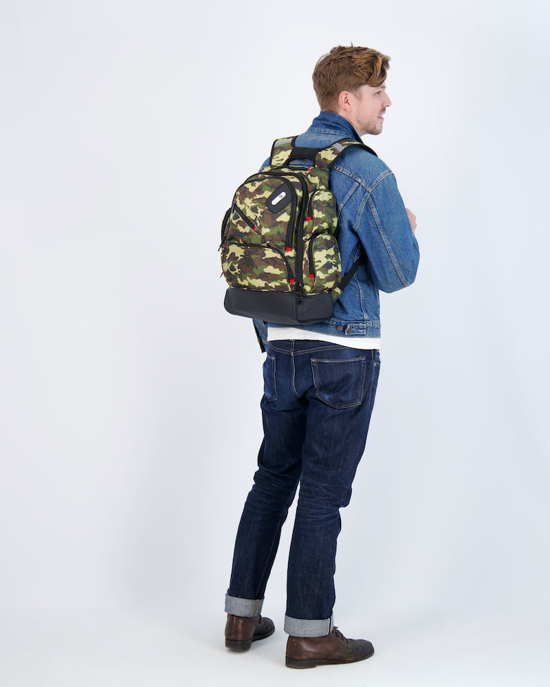 Refugee Woodland Camouflage FŪL Tech Backpack - Stiles Supply Co.