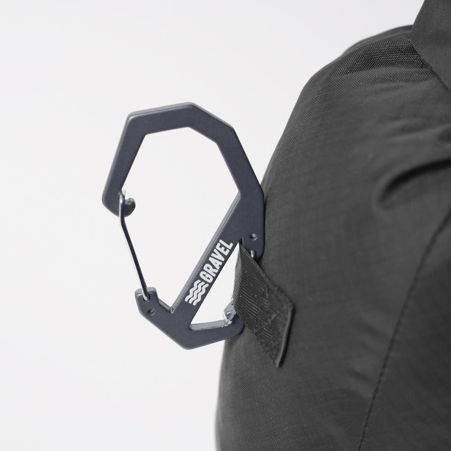 Gravel Double Gated Carabiner | Gray - Stiles Supply Co.