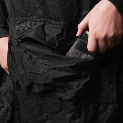 Gravel Layover™ Travel Blanket - Packable & Puffy | Black - Stiles Supply Co.