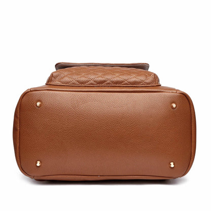 Luli Bebe Signature Diaper Bag Caramel
