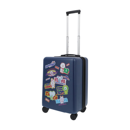 BT21 22.5" Navy Carry-On Suitcase Luggage - Stiles Supply Co.