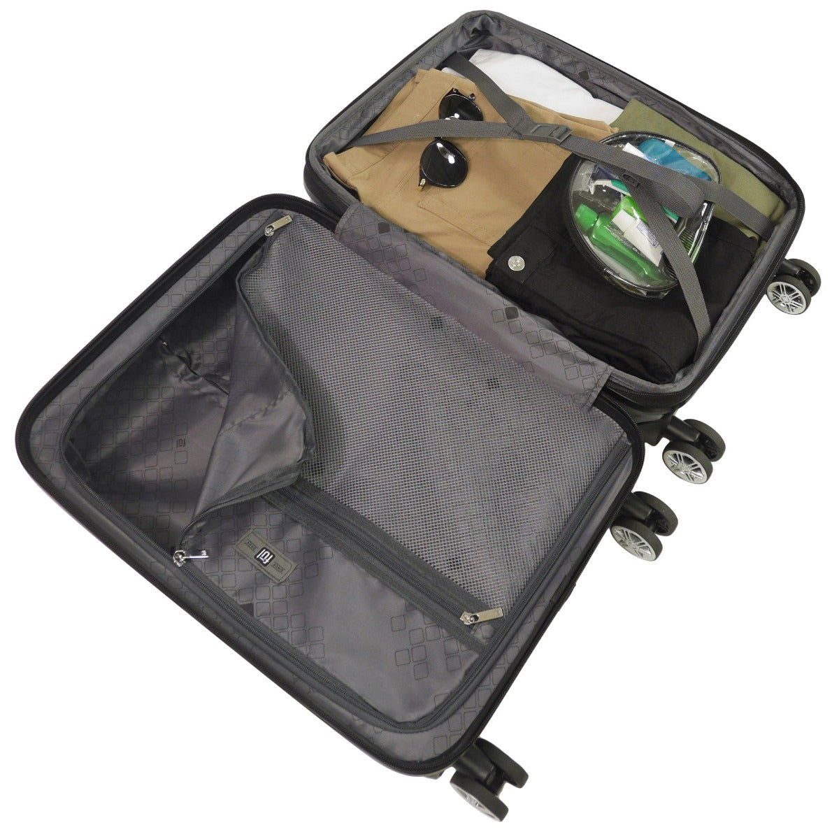Ful Impulse Ombre Hardside Spinner 26" Luggage, Blue - Stiles Supply Co.