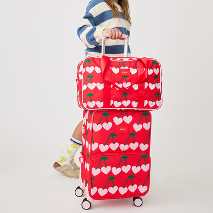 STATE Bags Rockaway Duffle Cherry