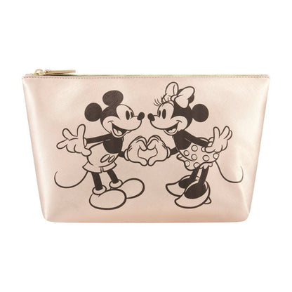 Disney Mickey & Minnie Hand in Hand Trapezoid Cosmetic Bag - Stiles Supply Co.
