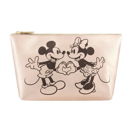 Disney Mickey & Minnie Hand in Hand Trapezoid Cosmetic Bag - Stiles Supply Co.