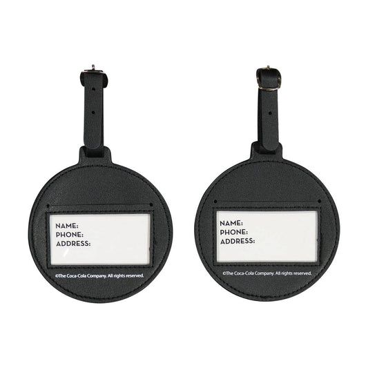 Coca-Cola Circle Luggage Tag 2-Piece Set - Stiles Supply Co.