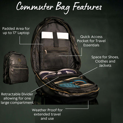 Sole Premise Black Leather Commuter Sneaker Bag XL