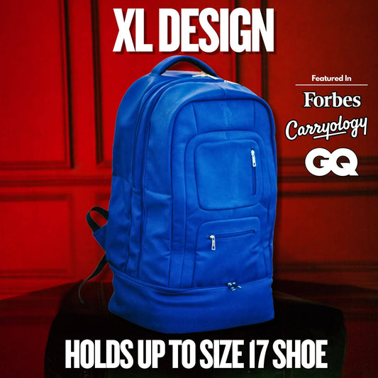 Sole Premise Royal Blue Leather Carryon Bag (XL Design) (Only 150 Made)