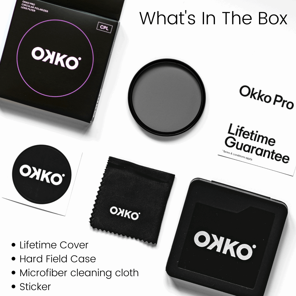 OKKO Pro Circular Polarizer Filter - CPL - Stiles Supply Co.