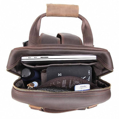 Steel Horse Leather The Gaetano Leather Camera Bag - Stiles Supply Co.