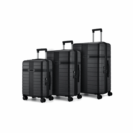 Bugatti Hamburg 3-Piece Hard-Shell Luggage Set | 360° Spinner Suitcases