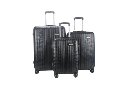 Mirage Danae ABS Hard shell Lightweight 3 Piece Luggage Set - Stiles Supply Co.