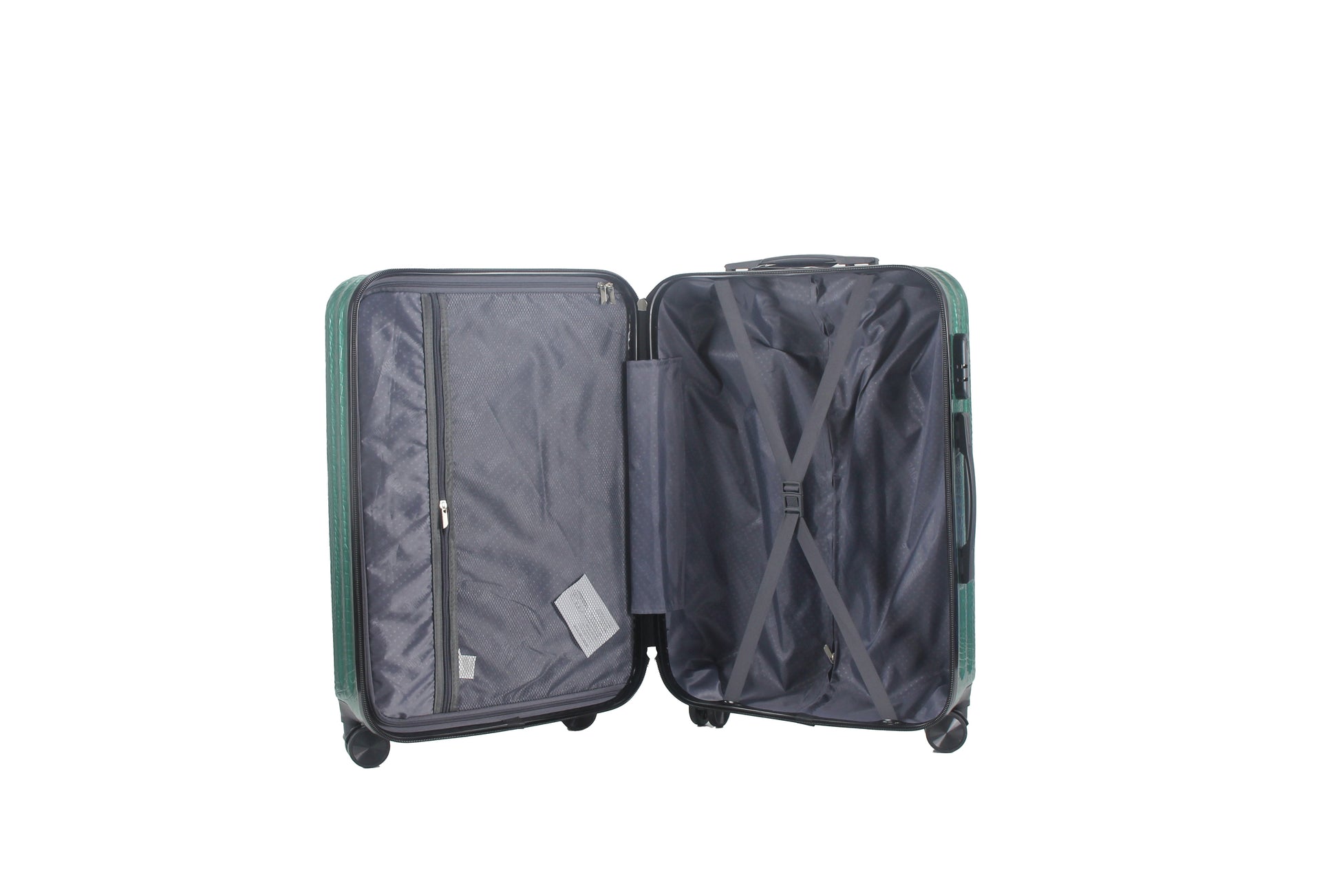 Mirage Danae Abs Hard Shell Lightweight 360 Dual Spinning Wheels Combo Lock 3 Piece Luggage Set - Stiles Supply Co.