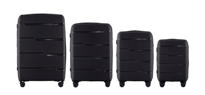 IZOD Dawn Hard shell Expandable Lightweight 4 Piece Luggage Set - Stiles Supply Co.